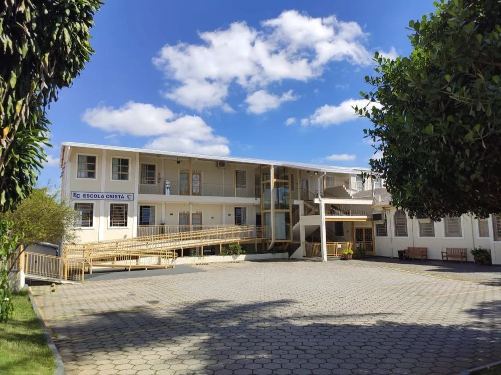 O prédio da escola hoje